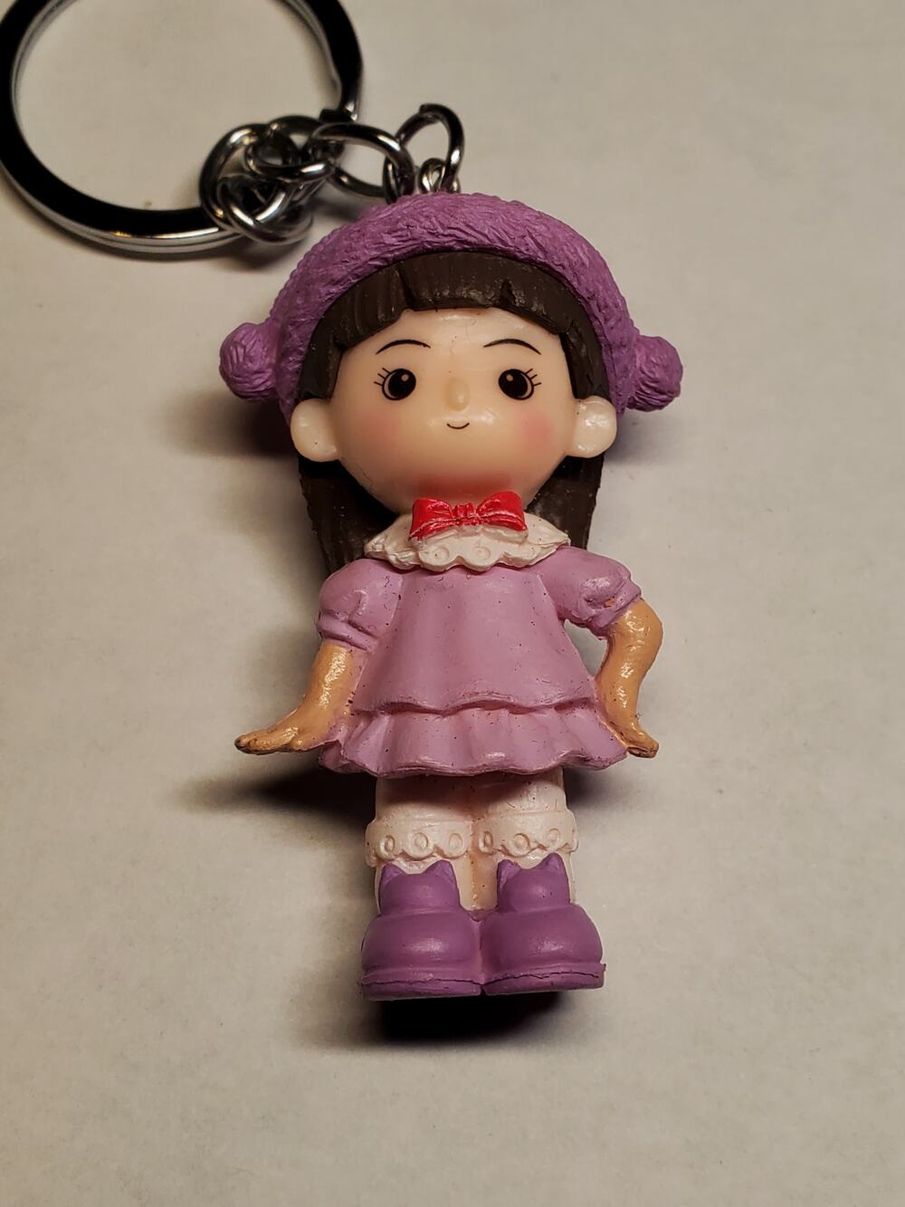 Cute Girl Keychain - 2"